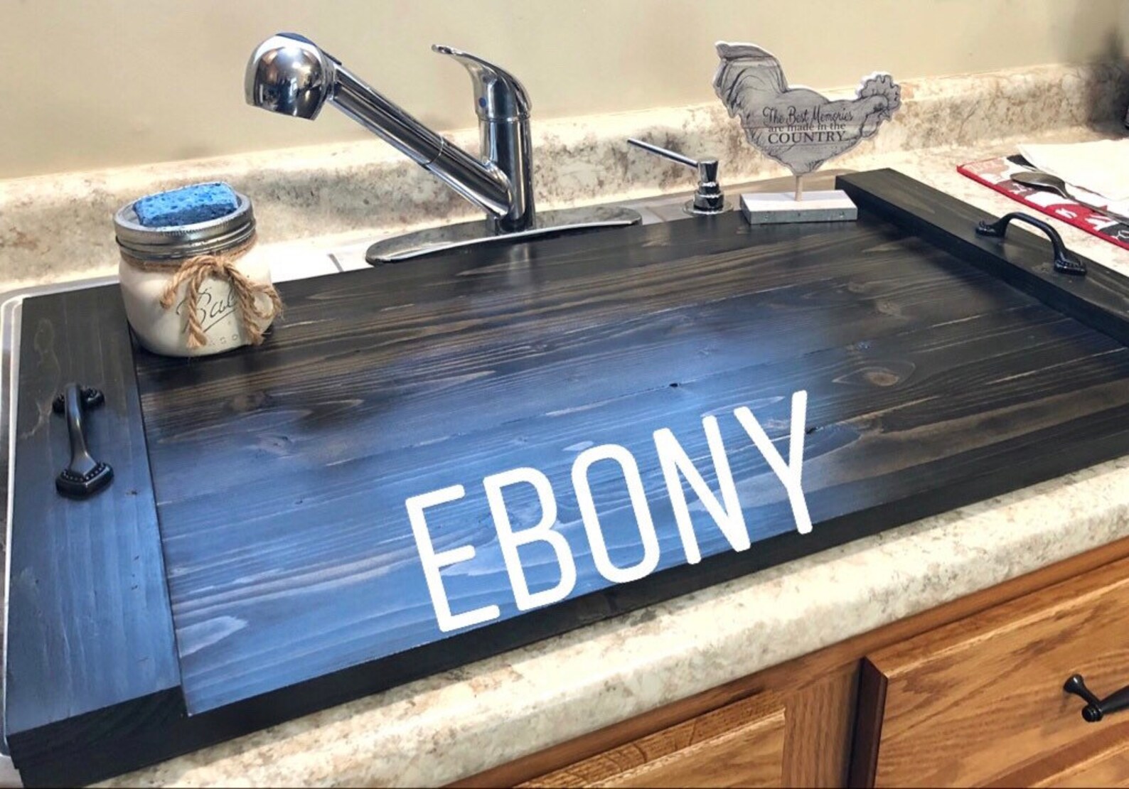 Kitchen sink cover with handles Etsy