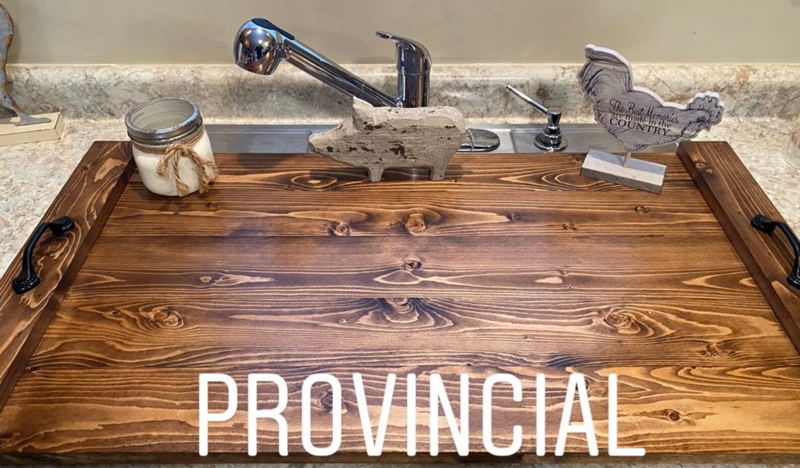 Kitchen sink cover with handles Etsy