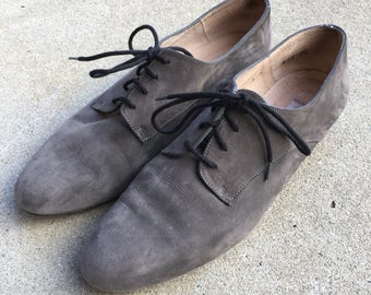 I. Magnin Suede Oxfords