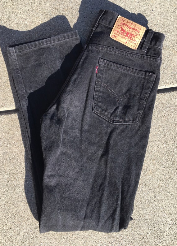 Levi's 505s Black Jeans