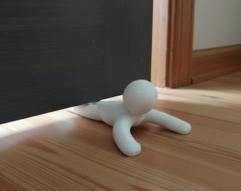 Funny Stickman Door Stopper | Minimalist  Door Wedge