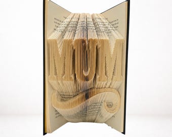 MUM Book Folding Pattern | Mother’s Day Gift | Combi Cut & Fold | Digital Download PDF