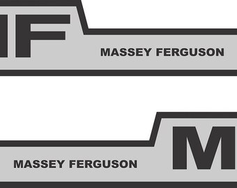 Massey Ferguson Plough stickers decals