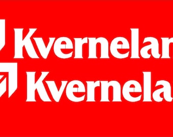 KVERNELAND Plough decal set, white , 56 x 14 cm
