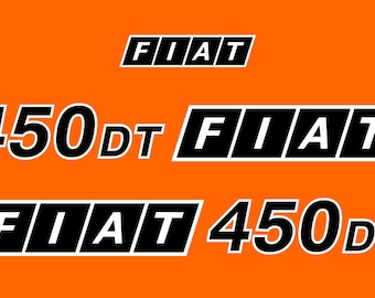FIAT 450 DT - Jeu de décalcomanies pour tracteur, réplique