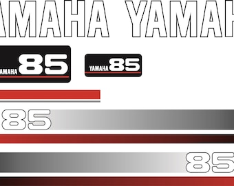 YAMAHA 85, 1996 -1997  - Outboard decal set, replica
