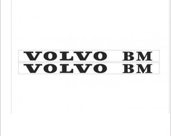 VOLVO BM - Tractor decal set, replica