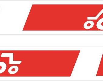 BELARUS 1025 - Tractor decal set, replica