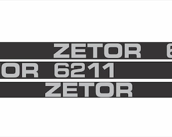 ZETOR 6211 - Tractor decal set, replica