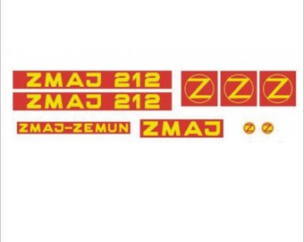 ZMAJ 212 - Combinr haervester decal set, replica