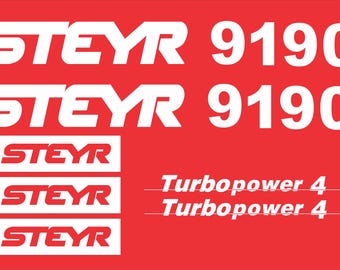 STEYR 9190   Tractor decal set, replica