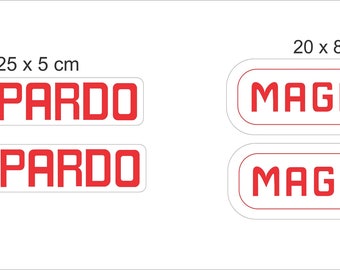GASPARDO MAGICA  - Decal set, replica