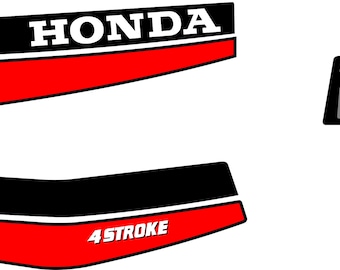 HONDA 2 - Outboard decal set, replica