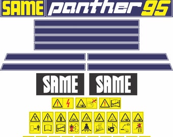 SAME PANTHER 95  -  Tractor decal set, replica