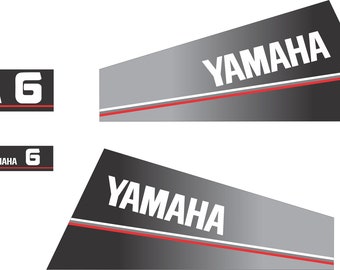 YAMAHA 6 -Outboard decal set, replica