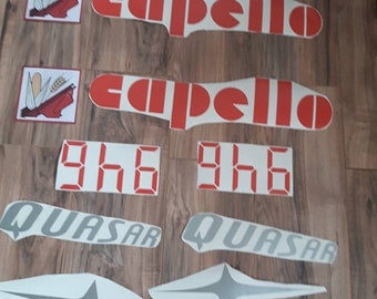 CAPELLO 946 QUASAR  Corn picks decal set, replica