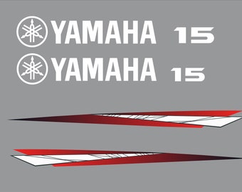 YANAHA 15  - Outboard decal set, replica