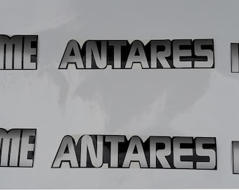 SAME ANTARES 130 - Tractor decal set, replica