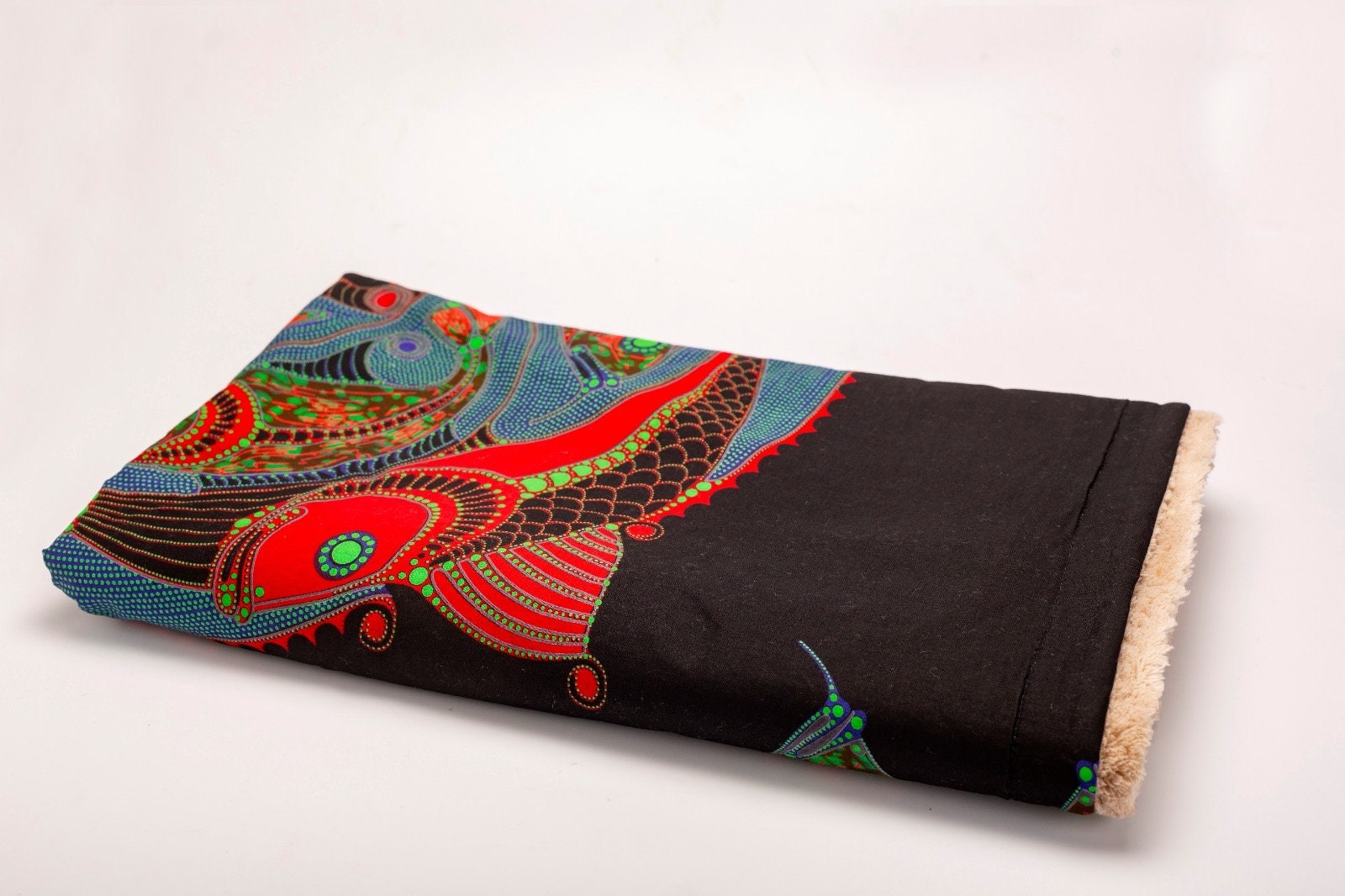 African Print Fabric Throw Blanket Cotton & Fleece Super Soft Etsy UK