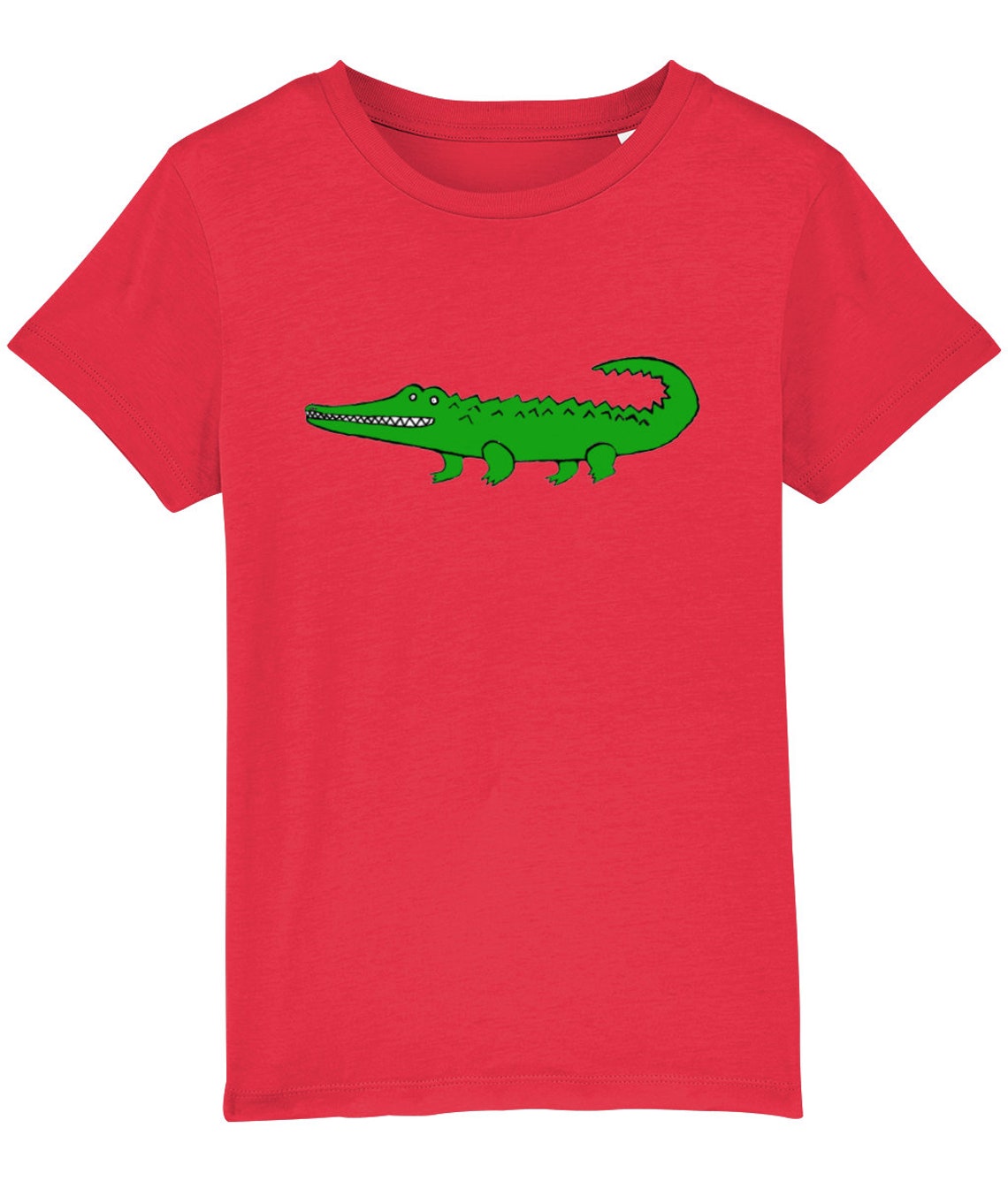 Kids Animal Tshirt Crocodile Tshirt Cute Animal Print Kids | Etsy
