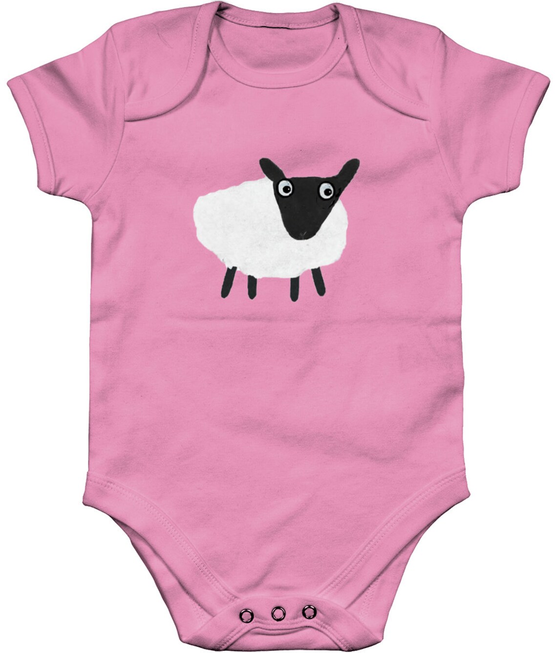 Organic Baby Clothes Pink Bodysuit Baby Girl Sheep Gift Etsy