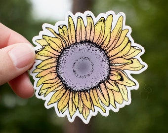 Sunflower Love Vinyl Sticker