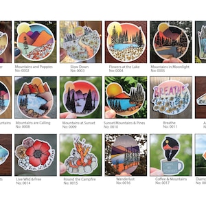 Build your own sticker set. Pick 3 vinyl stickers!