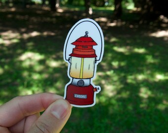 Explore Lantern Vinyl Sticker