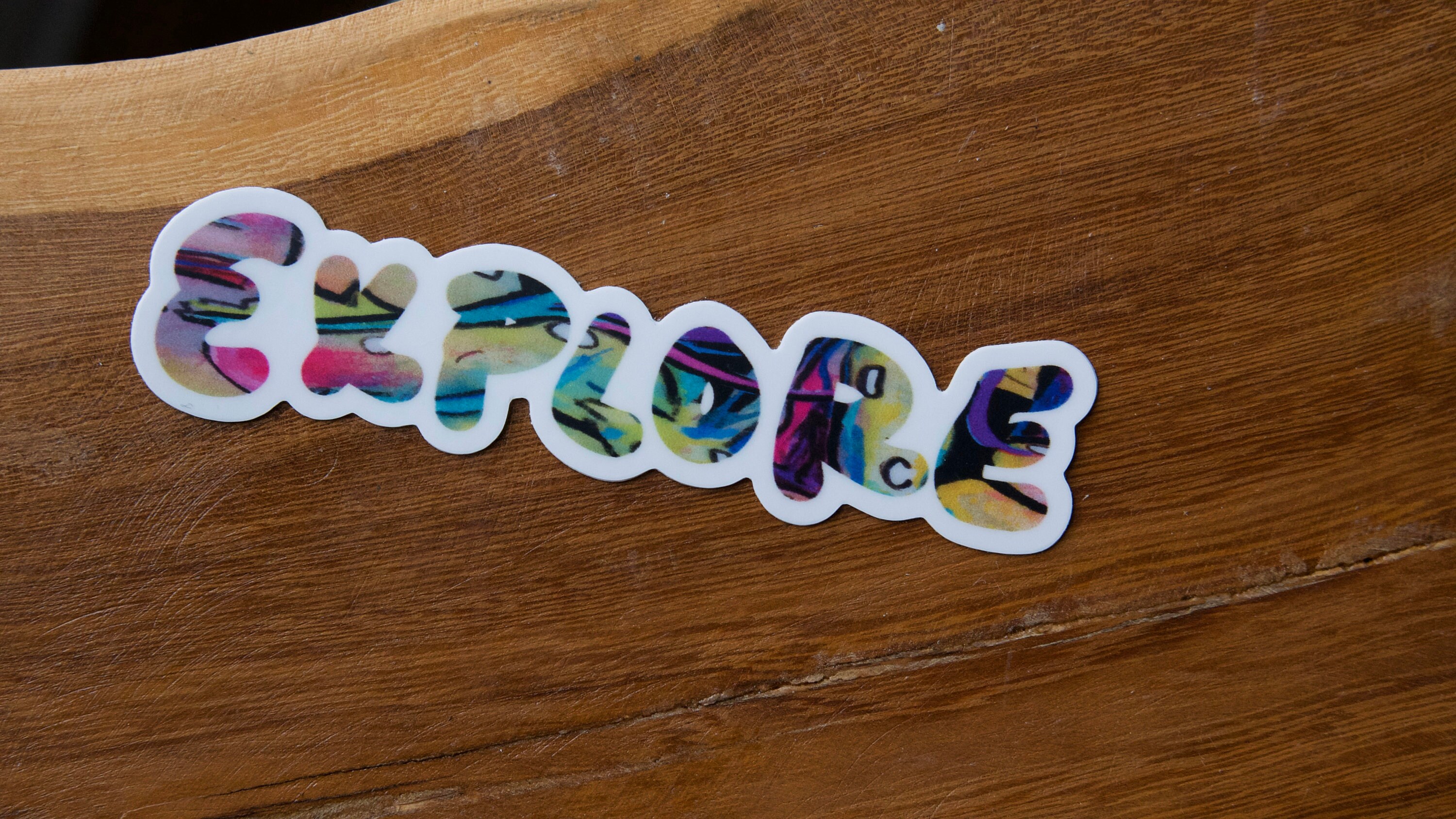 Explorative Sticker Explore Vinyl Sticker - Etsy