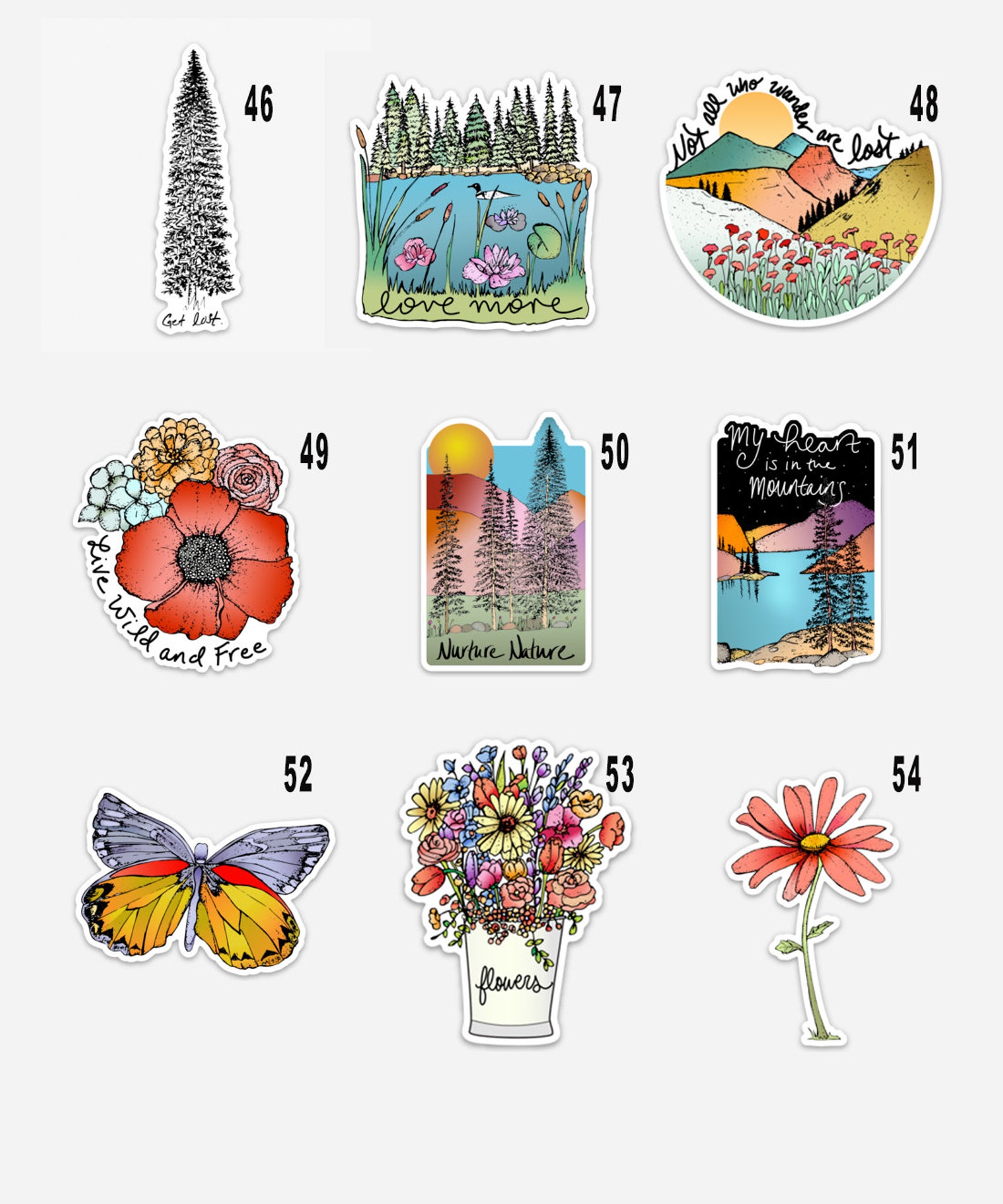 Build Your Own Vinyl Sticker 3 Pack Sticker Packs Etsy