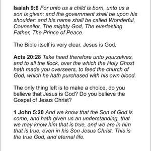 Printable Gospel Tracts - DIGITAL DOWNLOAD - Etsy