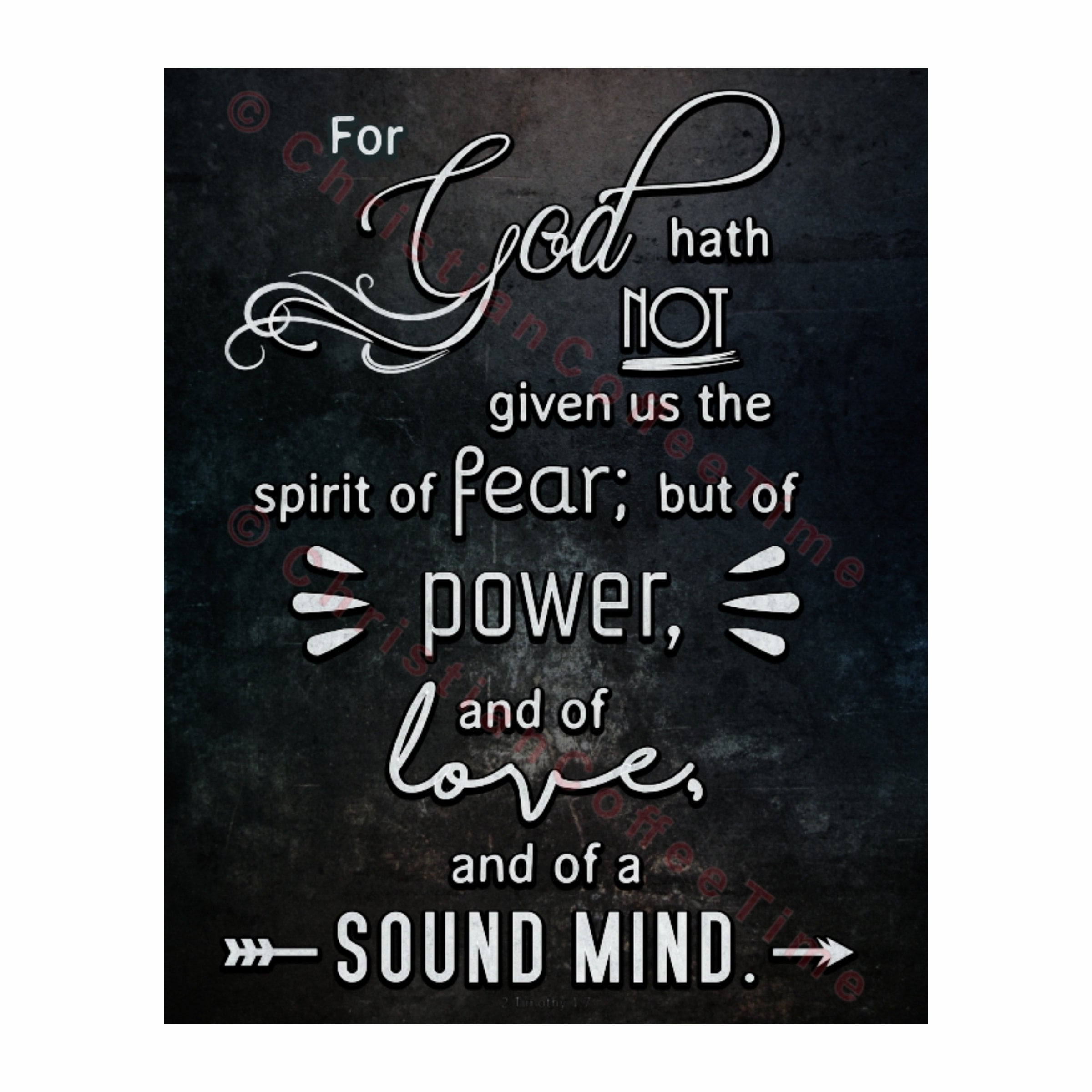 kjv 2 timothy 1 7