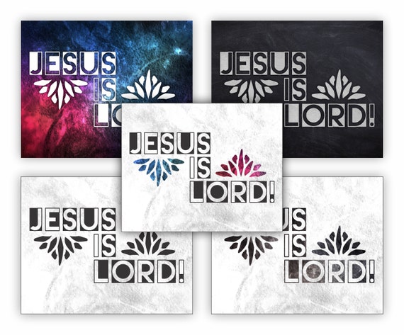 Printable 8x10 jesus is Lord Printable | Etsy