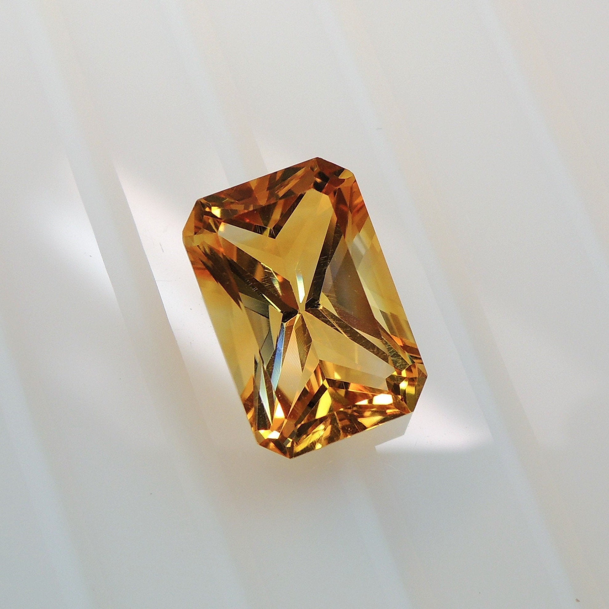 Radiant Citrine Pale Yellow To Golden Yellow This Large Stone Etsy