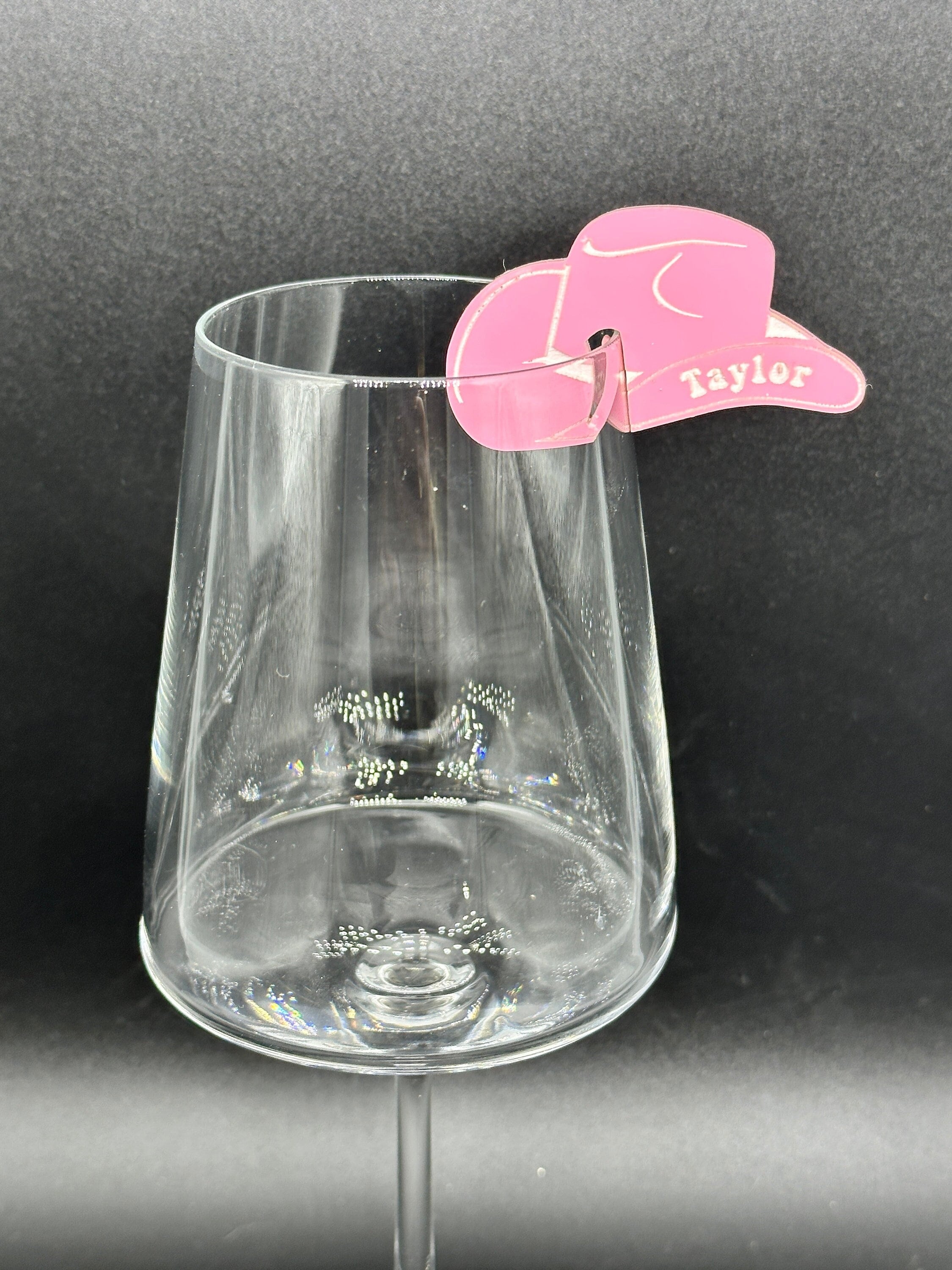 Western Hat Drink Charm | Cowgirl hat drink marker | Bachelorette disco cowgirl