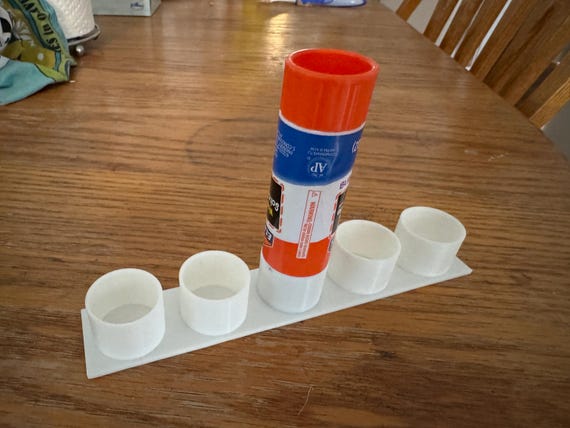 Art Classroom Organizer for Glue Sticks | Teacher Desk Supply Holder | Elementary Classroom Organization Tool