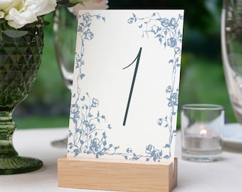 Versailles Wedding Table Number | French, Floral, Fine Art Wedding Table Number, Classic Garden Wedding
