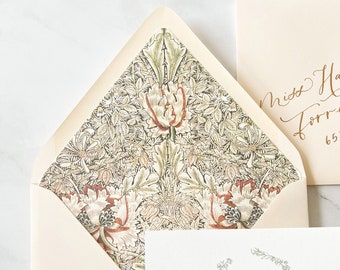 Provence Envelope Liner | Fine Art Floral Outdoor Garden Wedding Invitations