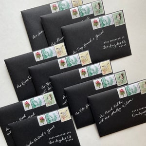 Calligraphy Services Wedding Envelopes, Place Cards, Escort Displays, and more image 7