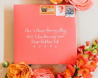 Calligraphy Services - Wedding Envelopes, Place Cards, Escort Displays, and more!