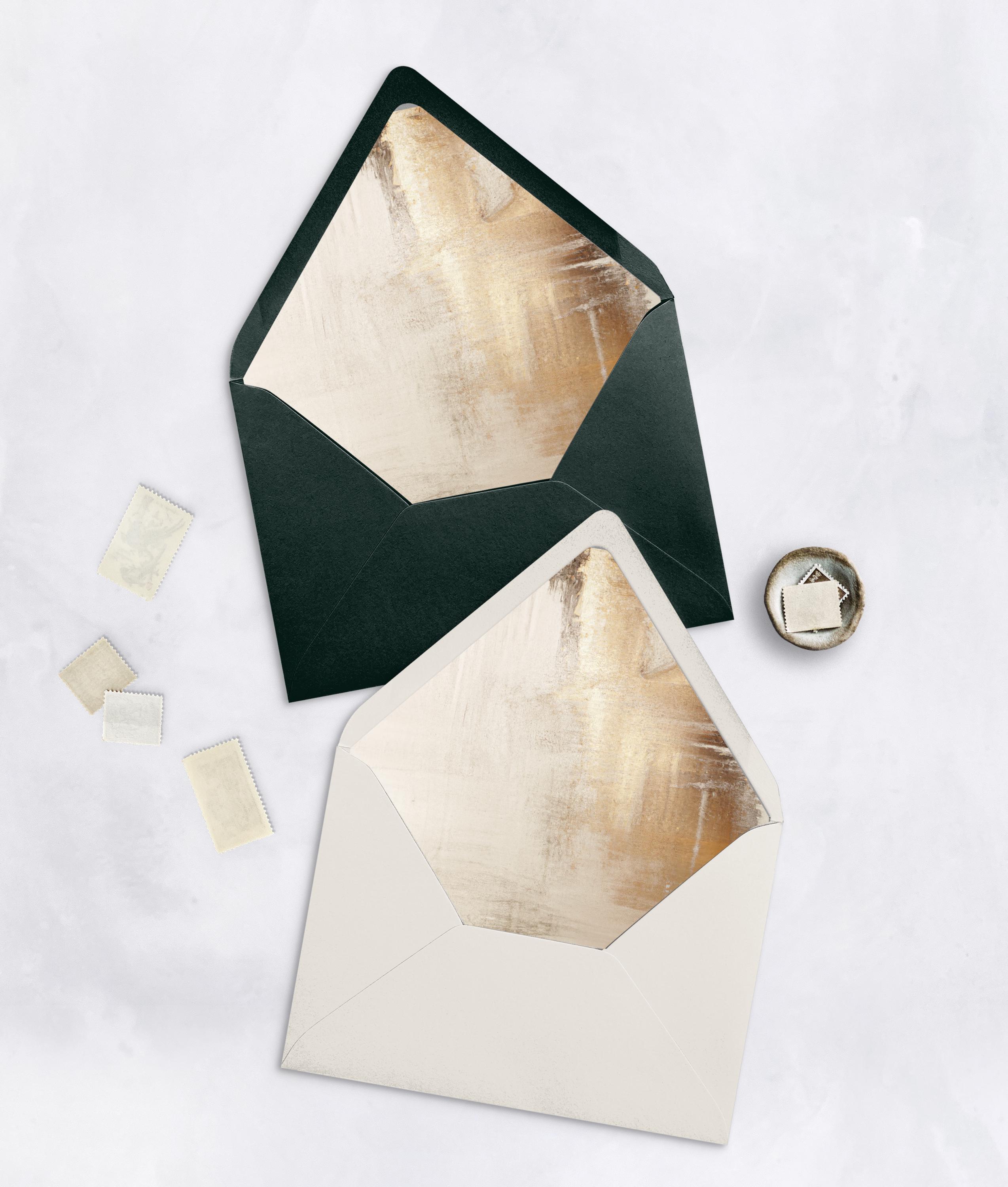 Gold Texture Envelope Liner | Gold, Metallic, Neutral, Modern Envelope ...