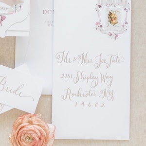 Calligraphy Services Wedding Envelopes, Place Cards, Escort Displays, and more image 6