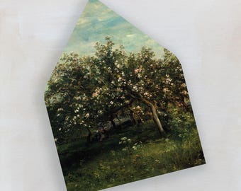 DIGITAL Apple Orchard Envelope Liner | Fine Art, Oil Painting Digital File