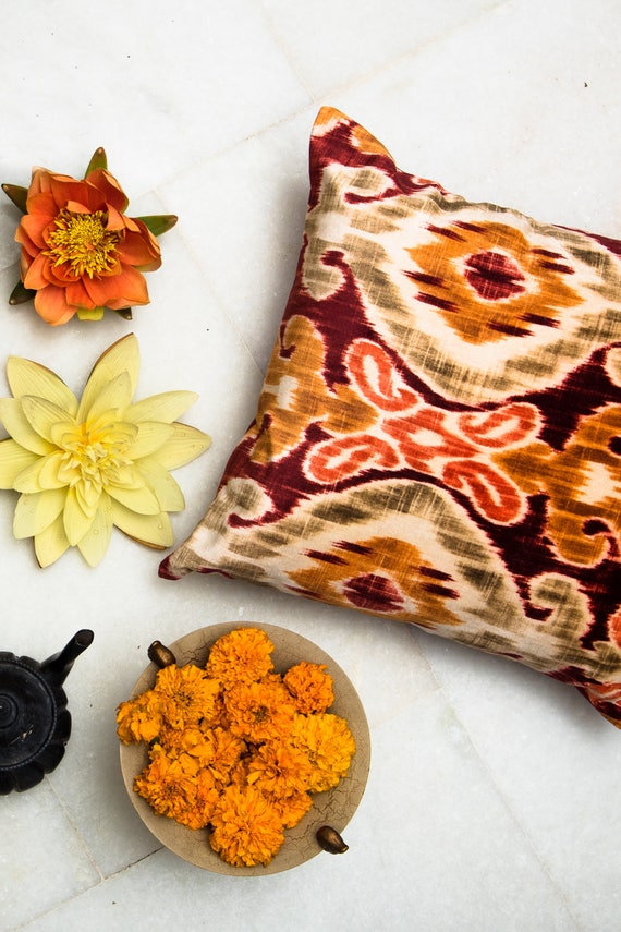 Modern Folk, Boho Style, Pillow Covers, Cushion Covers, Indian