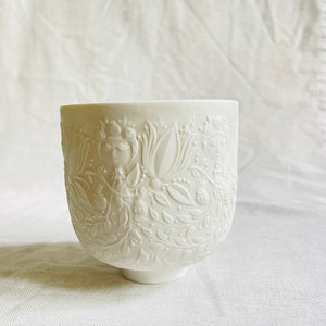 Bjørn Winblad für Rosenthal  Studio Line  weiß Porzellan Schale/ Becher