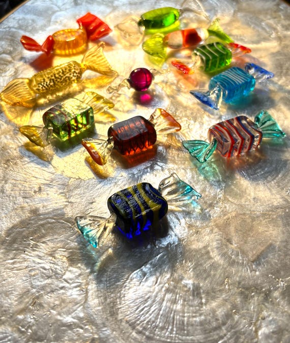 Murano Glas Bonbons Set 11 Stück