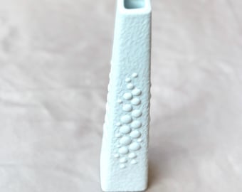 Porcelain vase, white vase, Royal KPM