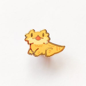 Central Bearded Dragon - Tiny Reptile Enamel Pins