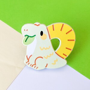 Pineapple Dimetrodon Enamel Pin