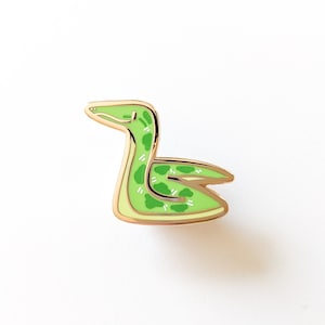 Long-Nosed Whip Snake - Tiny Reptile Enamel Pins